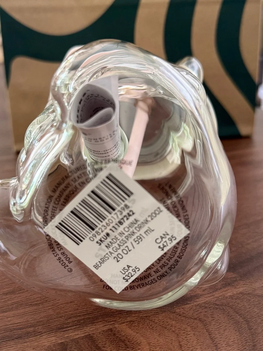 Starbucks Strawberry Bearista Pink Cup 2026